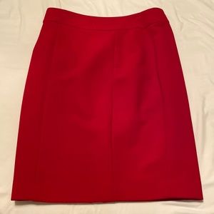 Ann Taylor pencil skirt red size 6 (matching jacket)